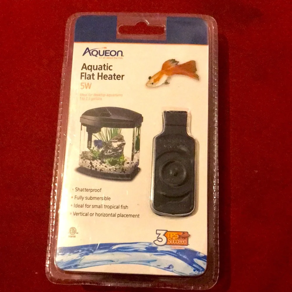 New Aquatic flat Heater 5w